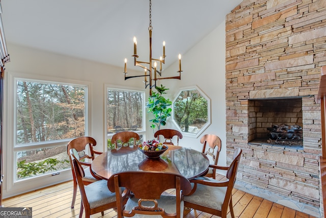 dining room with light hardwood / wood-style floors