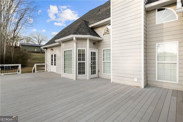 view of deck