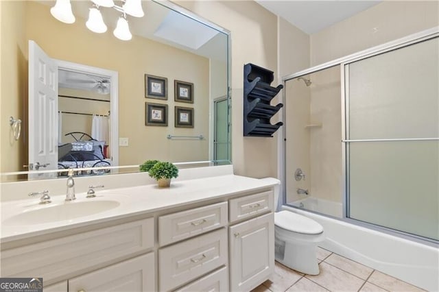 bedroom featuring ceiling fan, crown molding, baseboards, and carpet floors