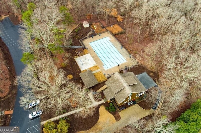 drone / aerial view