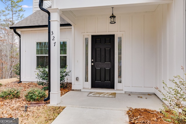 view of entrance to property