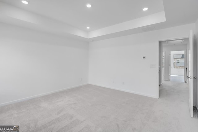 3812 Thatcher Dr SW, Marietta, GA 30008 - spare room featuring light colored carpet, baseboards, and recessed lighting