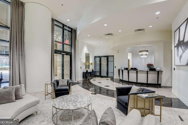 3040 Peachtree Rd NW Unit 613, Atlanta, GA 30305 - common area featuring recessed lighting