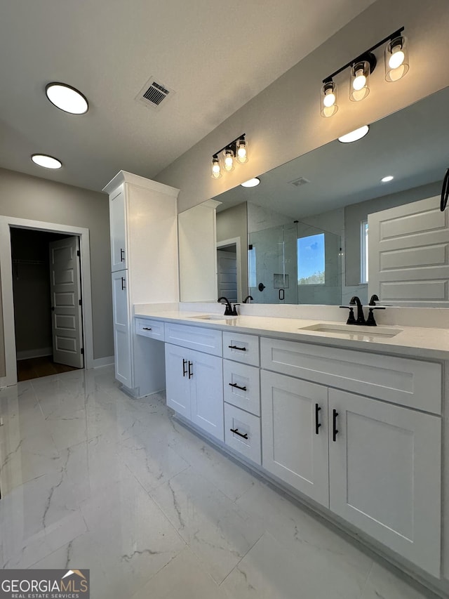 kitchen with a center island with sink, light countertops, stainless steel dishwasher, open floor plan, and dark cabinets