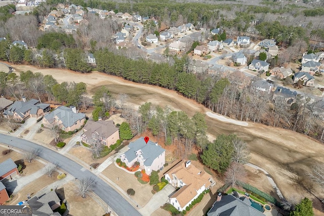 birds eye view of property featuring a residential view