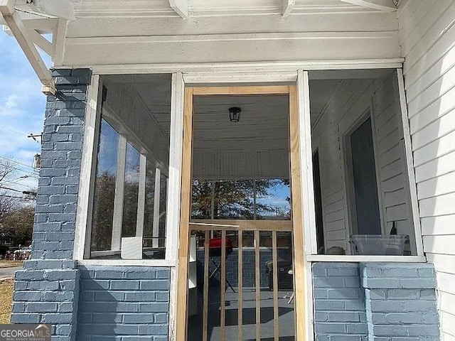 749 Grenada Ter, Macon, GA 31206 - view of exterior entry featuring brick siding