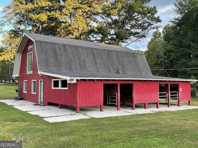 view of barn