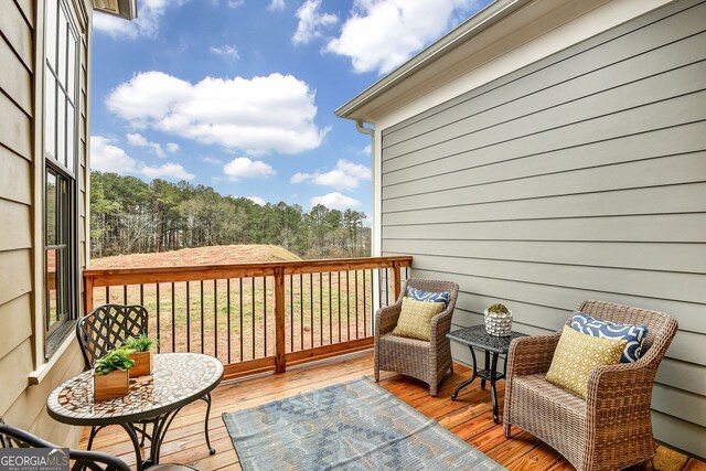 578 Brashy St, Woodstock, GA 30188 - view of wooden terrace
