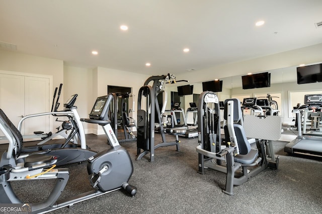 578 Brashy St, Woodstock, GA 30188 - view of workout area