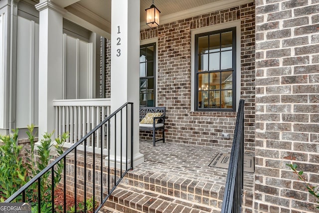 578 Brashy St, Woodstock, GA 30188 - property entrance with covered porch