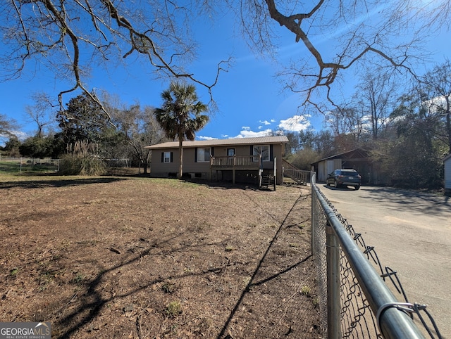 exterior space featuring a porch