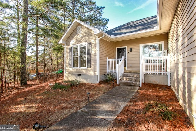 view of entrance to property