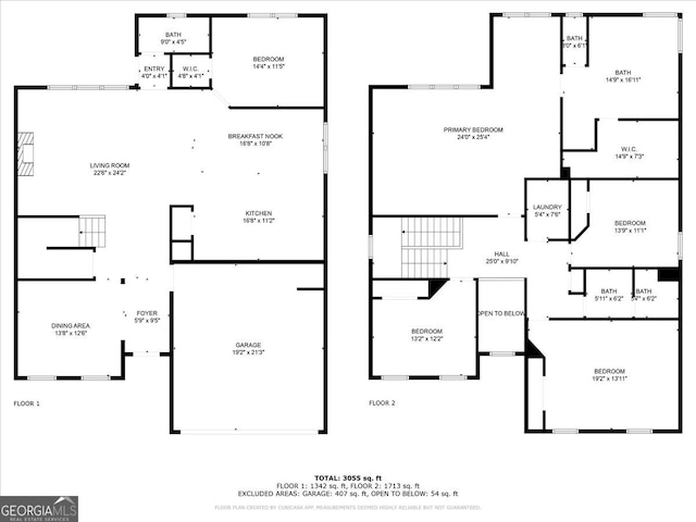 3890 Pleasant Woods Dr, Cumming, GA 30028 - view of layout