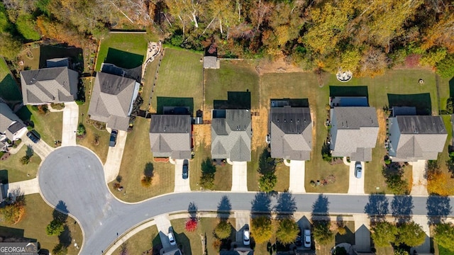 3890 Pleasant Woods Dr, Cumming, GA 30028 - drone / aerial view with a residential view