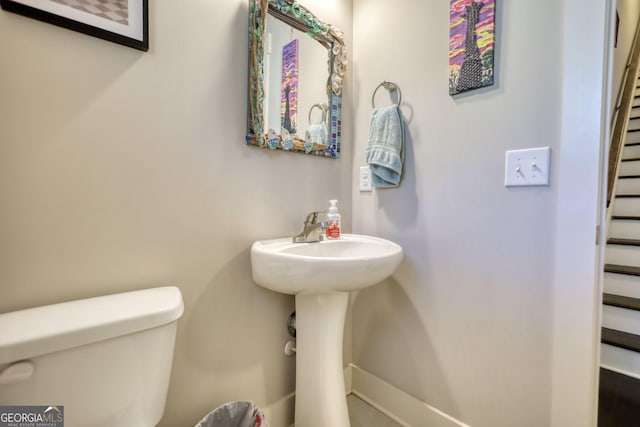 bathroom with toilet