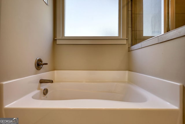 bathroom with a bathtub