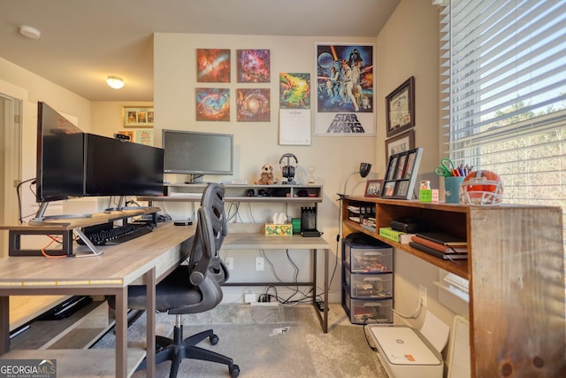 view of office