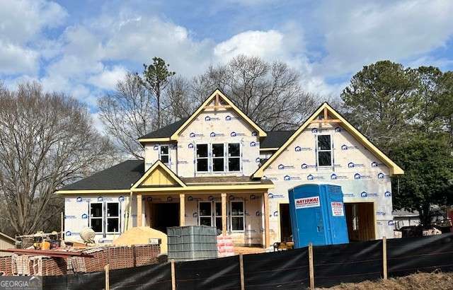 view of property under construction