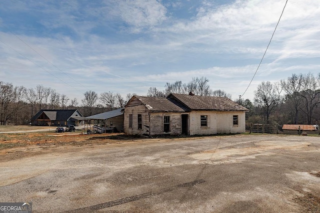 4059 Wildcat Bridge Rd, Royston, GA 30662 - view of property exterior with a shingled roof