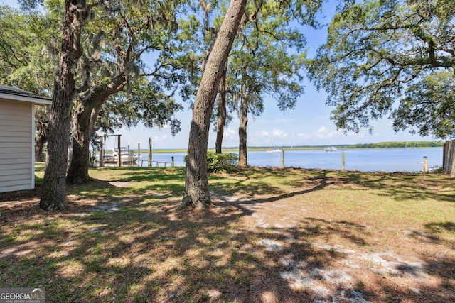 1142 New Point Peter Rd, Saint Marys, GA 31558 - view of yard featuring a water view