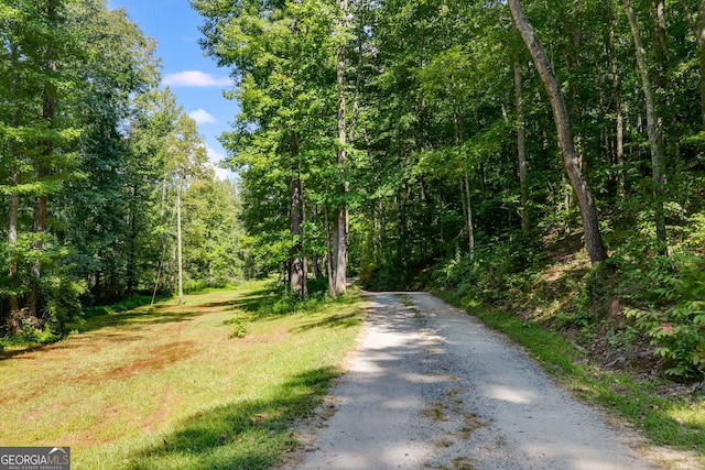 view of road