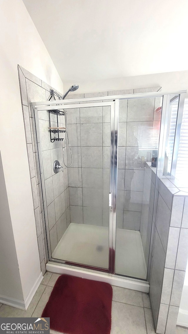7157 Gladstone, Stonecrest, GA 30038 - full bathroom with a shower stall and tile patterned floors