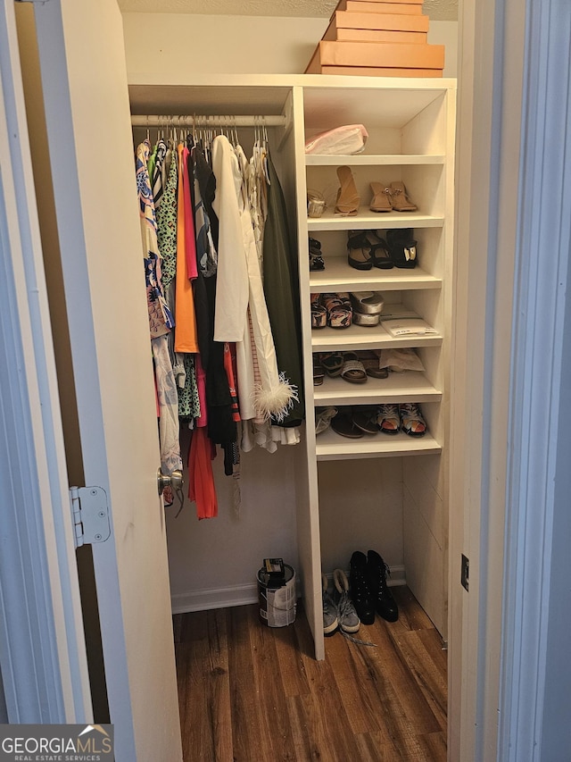 view of closet