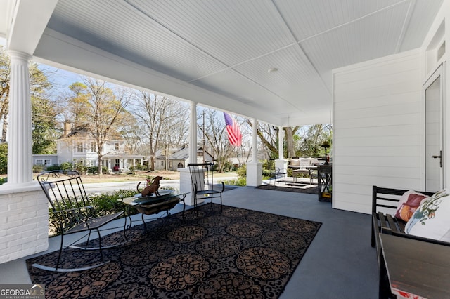 view of patio / terrace with outdoor dining space