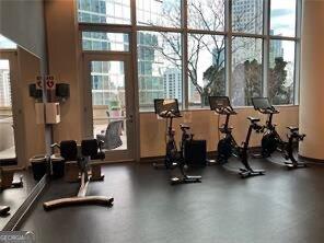 view of gym