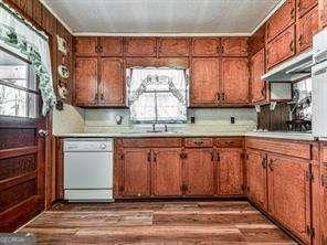 kitchen with dishwasher, light countertops, and plenty of natural light