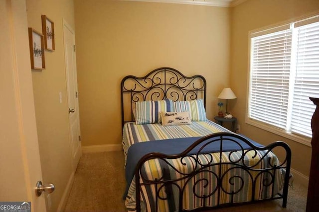 bedroom featuring carpet floors