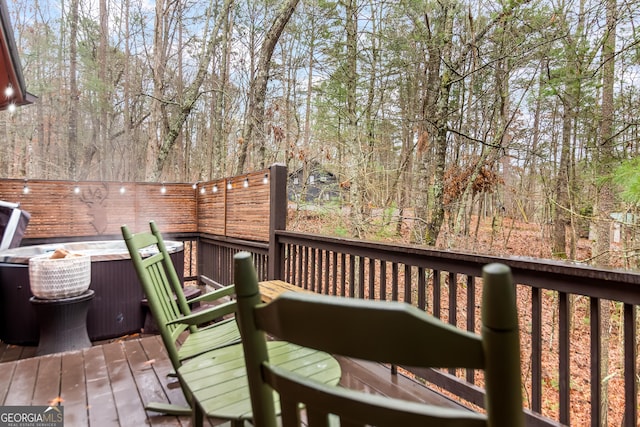 30 Cheyenne Trl, Blue Ridge, GA 30513 - view of wooden deck