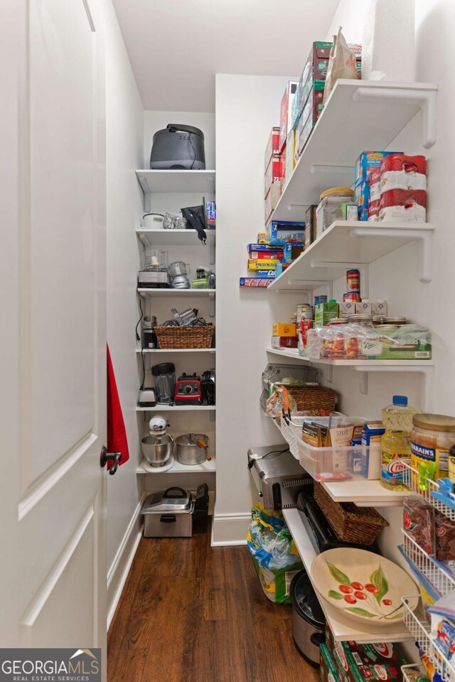 view of pantry