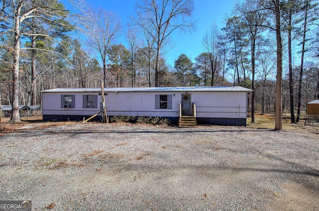 view of manufactured / mobile home