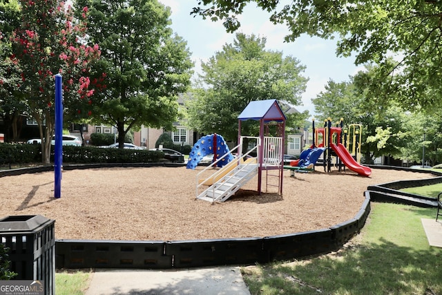 view of play area