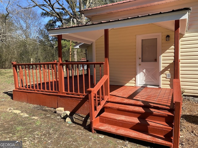 view of deck