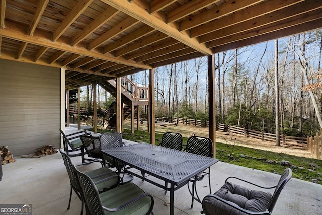 view of patio / terrace