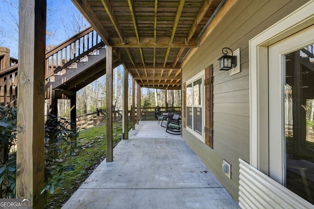 view of patio