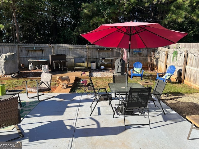 view of patio