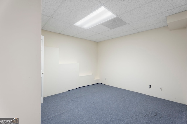 123 Stratmore Pl, Stockbridge, GA 30281 - empty room featuring carpet floors and a drop ceiling