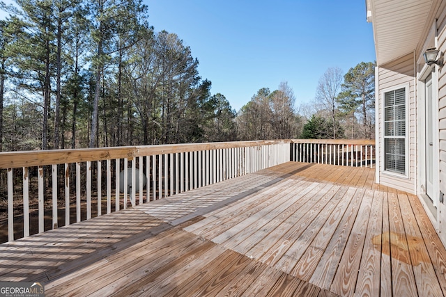 view of deck