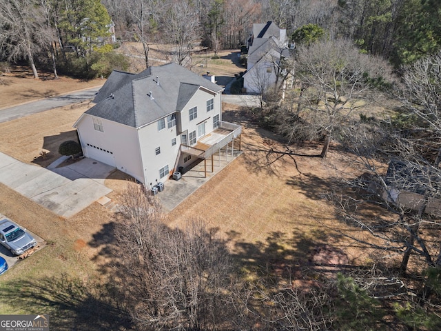 123 Stratmore Pl, Stockbridge, GA 30281 - view from above of property with a tree filled landscape
