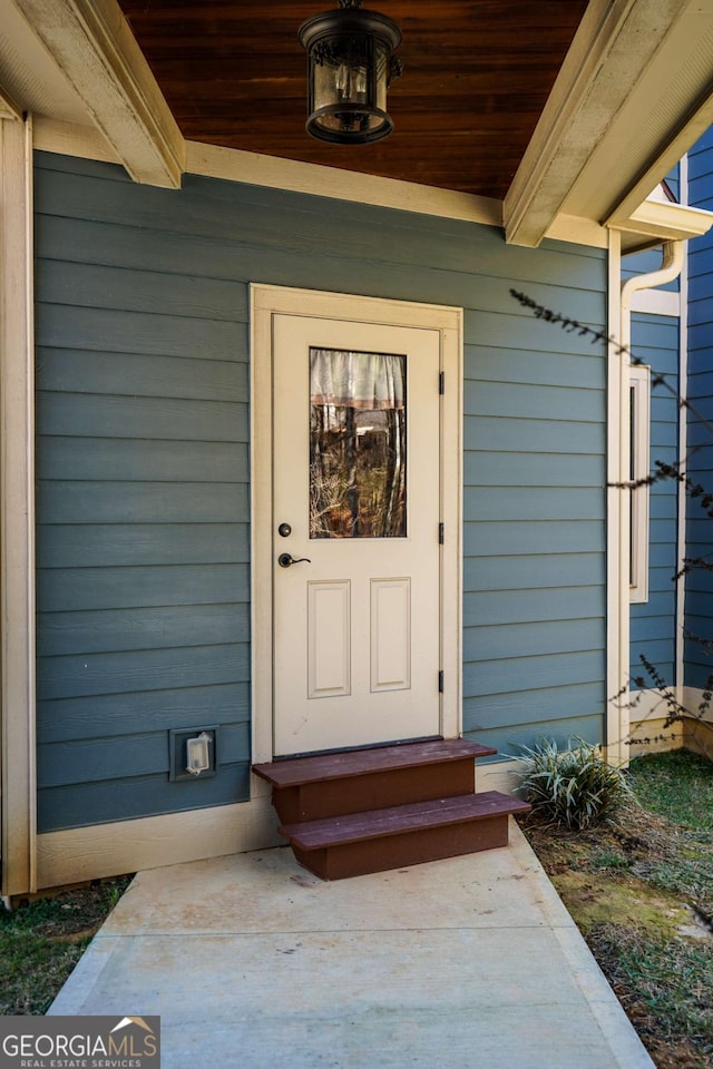 view of entrance to property