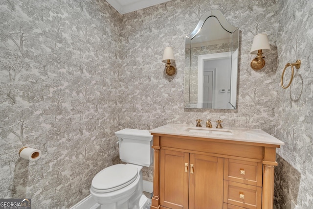 1706 Murphy Ln, Dublin, GA 31021 - half bath with vanity and toilet