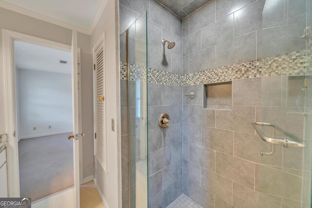 1706 Murphy Ln, Dublin, GA 31021 - bathroom featuring a shower stall
