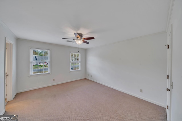 1706 Murphy Ln, Dublin, GA 31021 - unfurnished bedroom with light carpet and ceiling fan