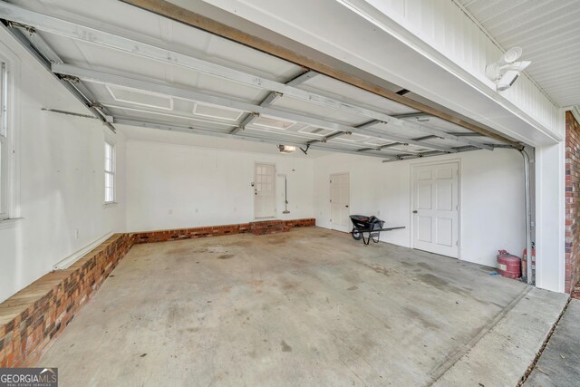 1706 Murphy Ln, Dublin, GA 31021 - garage featuring a garage door opener