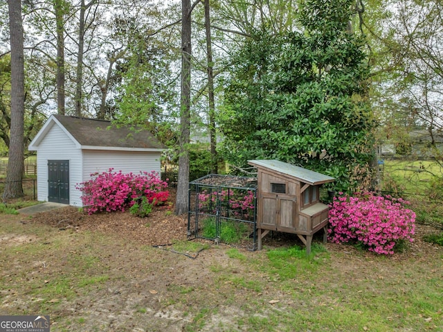 1706 Murphy Ln, Dublin, GA 31021 - view of poultry coop