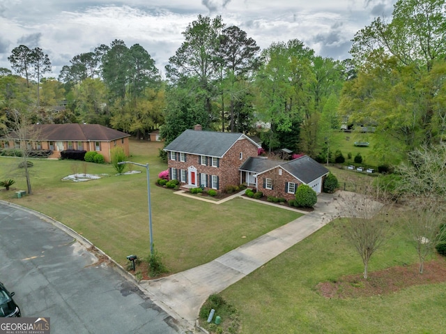 1706 Murphy Ln, Dublin, GA 31021 - aerial view of property and surrounding area