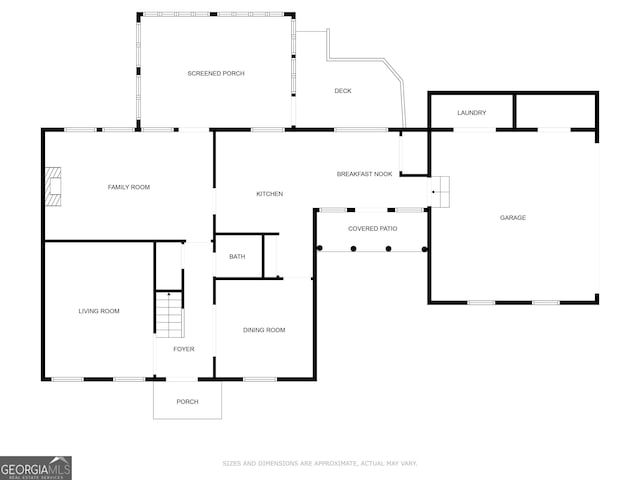 1706 Murphy Ln, Dublin, GA 31021 - view of home floor plan